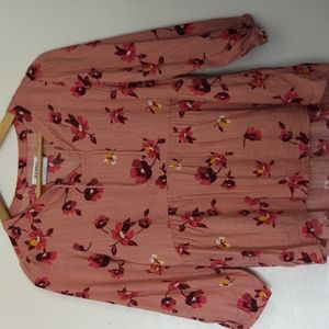 Old Navy Boho Floral Top sz Lg Girls